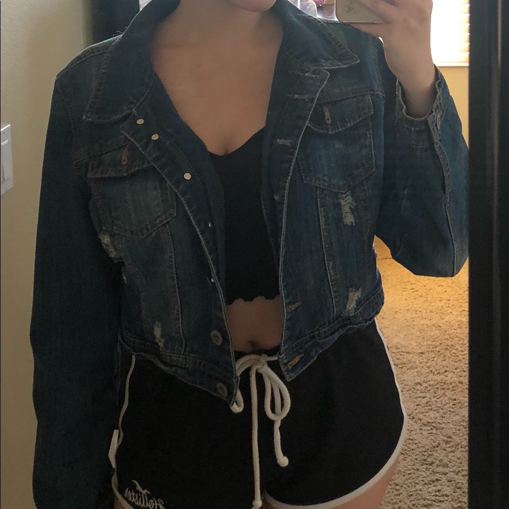 Dark Wash Denim Jacket!